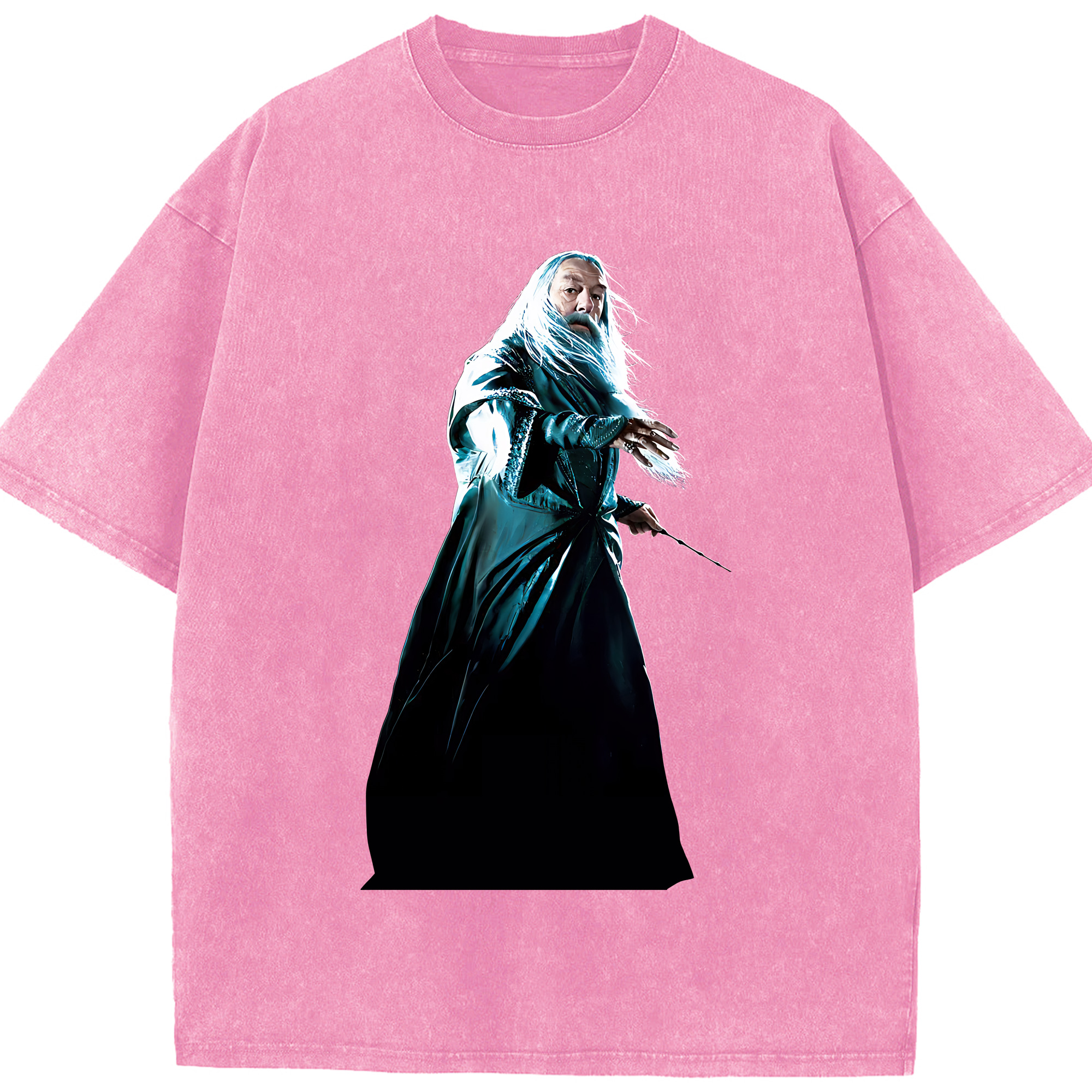 （画像用） Harry Potter ハリー・ポッターシリーズ 綿100% ヴィンテージ風 半袖Tシャツ（フロントプリント）